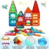 Bloques de Construcción Magnéticos 104 Piezas Juguetes Educativos para Niños de 3+