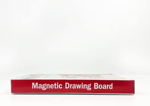 COOLJOY Puzzles de Madera Magnético, Puzzles Rompecabezas Magnéticos de Madera, Tablero de Dibujo de Doble Cara Juguete Educativo para Niños Niñas Mayores de 3 Años con Funda de Tiza 100 PCS