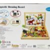 COOLJOY Puzzles de Madera Magnético, Puzzles Rompecabezas Magnéticos de Madera, Tablero de Dibujo de Doble Cara Juguete Educativo para Niños Niñas Mayores de 3 Años con Funda de Tiza 100 PCS
