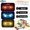 BINZKBB Bloques de construcciones magneticas 3D para niños - 52 Piezas Brillantes Juguetes educativos magneticas niños - Montessori Ideal creativos Regalos para niños y niñas de 3 4 5 6 7 Años