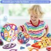 Theefun 136 Piezas Bloques de Construcción Magnéticos, Juguetes de Construcciones Magneticas Juguetes para Niños y Niñas 3 4 5 6 7 8 Años Creatividad y Educación Regalo