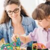 FAOKZE Magnetic Building Blocks 52 Pieces, Magnetic Building Blocks Toys from 3-10 Years Old Girls Boy,Magnetic Block Set is The for Christmas, Children's Birthday.