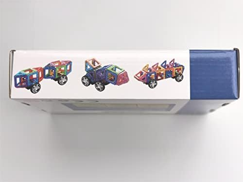 CONDIS 62 Piezas Bloques de Construcción Magnéticos, Juguetes Niños de 3 4 5 6 7 8 Años Juegos Educativos Viaje Juego de Imanes Montessori Regalos