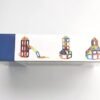 CONDIS 62 Piezas Bloques de Construcción Magnéticos, Juguetes Niños de 3 4 5 6 7 8 Años Juegos Educativos Viaje Juego de Imanes Montessori Regalos