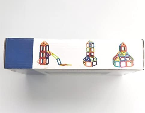 CONDIS 62 Piezas Bloques de Construcción Magnéticos, Juguetes Niños de 3 4 5 6 7 8 Años Juegos Educativos Viaje Juego de Imanes Montessori Regalos