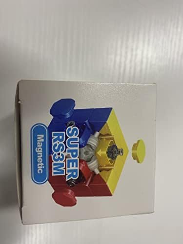 MOYU Super RS3M 2022 Cubo Magnético de Velocidad 3x3 Cubo Magnética Stickerless, Juego de Puzzle Mágico en 3D Mejorado, Regalo para Niños Adultos(MF8828 Versión Magnética)