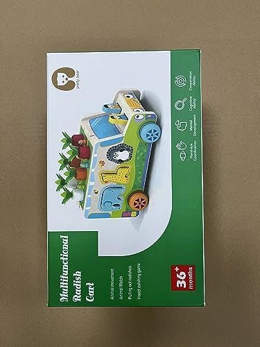 Juguetes Montessori 7 en 1 Juegos Educativos Magneticos de Madera Conocer Animales para Apilar y Encajar Juguetes Puzzles Regalos de Cumpleaños Navidad de Niños de 1 2 3 4 5 Años