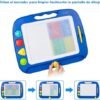 SGILE Pizarra Magnética Infantil, 42x32cm Grande Magnético Pintura de la Escritura Doodle Sketch Pad, Juguetes para Niños Infantiles