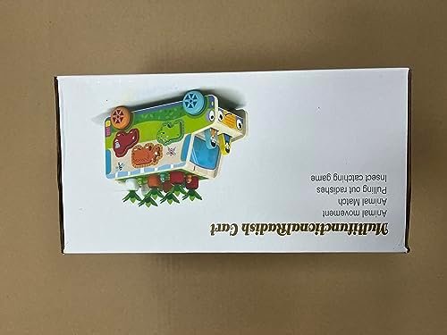 Juguetes Montessori 7 en 1 Juegos Educativos Magneticos de Madera Conocer Animales para Apilar y Encajar Juguetes Puzzles Regalos de Cumpleaños Navidad de Niños de 1 2 3 4 5 Años