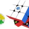 GAN 356 M con GES Extra, 3x3 Cubo Mágico Speed Puzzle de Gans Magnético Cube Juguete Rompecabezas Regalo (Standard)