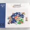CONDIS 62 Piezas Bloques de Construcción Magnéticos, Juguetes Niños de 3 4 5 6 7 8 Años Juegos Educativos Viaje Juego de Imanes Montessori Regalos