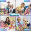 SVYHUOK Bloques Construccion Niños Magnéticos 64 Piezas Juguetes 3D Educativos, Juegos de Imanes Sets para Liberar la Creatividad，Magnetic Building Blocks para Regalos Niñas Chico
