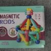 Juego de Bolas y Barras MagnéTicas, Juego De 52 Barras MagnéTicas para ConstruccióN, Bloques MagnéTicos de Bricolaje, Juegos de ConstruccióN con Barras MagnéTicas para NiñOs Mayores de 3 AñOs