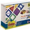 Playmags Juego de Azulejos de Colores de 32 Piezas, Azulejos de construcción magnéticos únicos galardonados, Creatividad y Juguetes educativos de construcción para niños, Aprobado por Stem