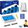 DOYUKY Juego de Ajedrez Magnetico, Juego de Piedras Magnéticas, Juego de Imán de Mesa, Juego de Mesa de Ajedrez con Efecto Magnético, Suministros para Fiestas para Juegos de Viaje para Niños Familia