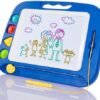 SGILE Pizarra Magnética Infantil, 42x32cm Grande Magnético Pintura de la Escritura Doodle Sketch Pad, Juguetes para Niños Infantiles
