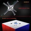 GAN 356 M con GES Extra, 3x3 Cubo Mágico Speed Puzzle de Gans Magnético Cube Juguete Rompecabezas Regalo (Standard)