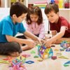CONDIS 62 Piezas Bloques de Construcción Magnéticos, Juguetes Niños de 3 4 5 6 7 8 Años Juegos Educativos Viaje Juego de Imanes Montessori Regalos