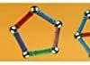 Jvchengxi 320 Piezas Construcciones Magneticas Niños, Bloques de Construcción Magnéticos Palos, Montessori Juguetes de Construccion Apilables, Juguetes Educativos Regalos Set para Adultos y Niños