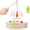 LEADSTAR Juguetes Niños 2 Años,Juguetes Montessori 2 Años,Juguetes de Madera,Juego de Pescar para Niños,Juegos Magneticos para Niños, Juegos Educativos Niños para 2 3 4 5 Años