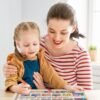 Kureny Juguetes Magnético de Madera, Juego Magnético Laberinto Montessori, Juguetes para Clasificar Colores,Motricidad Fina,Juegos Educativos,como Regalo para Niñas y Niños Mayores de 3 años