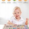 Kureny Juguetes Magnético de Madera, Juego Magnético Laberinto Montessori, Juguetes para Clasificar Colores,Motricidad Fina,Juegos Educativos,como Regalo para Niñas y Niños Mayores de 3 años