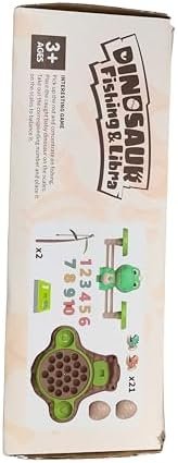 Juegos Magnéticos de Pesca 4 en 1, Juguetes Montessori con Juego de Equilibrio y Números de Aprendizaje,Juegos Educativos con 21 Peces 2 Cañas de Pescar 10 Tarjetas de Doble Cara de 3 años