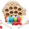 LEADSTAR Juguetes Niños 2 Años,Juguetes Montessori 2 Años,Juguetes de Madera,Juego de Pescar para Niños,Juegos Magneticos para Niños, Juegos Educativos Niños para 2 3 4 5 Años