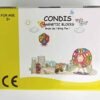 CONDIS 120 Piezas Bloques de Construcción Magnéticos, Juguetes Niños de 3 4 5 6 7 8 Años Juegos Educativos Viaje Juego de Imanes magneticas para Niños Niñas Montessori Regalos