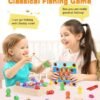 COOLJOY magnético Juegos de Pesca para Niños Juegos Montessori Niños Juguete, Juego de Pescar，2 en 1 Juguetes Sensoriales Educativos Montessori 1 2 3 Años
