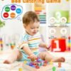 COOLJOY magnético Juegos de Pesca para Niños Juegos Montessori Niños Juguete, Juego de Pescar，2 en 1 Juguetes Sensoriales Educativos Montessori 1 2 3 Años