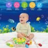 JoyPlus Juguetes Educativos Montessori, Juego de Pesca Magnético, Madera, Regalo Cumpleaños para Niños 2-5 Años (Rana)