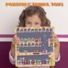 Tenuiskft Laberinto Magnetico Montessori Juguetes Niños 3 4 5 Años,Juegos Educativos para Aprender el Alfabeto, Juegos de Motricidad Fina para Aprender el Alfabeto, Regalo para Niños