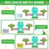 Juegos Magnéticos de Pesca 4 en 1, Juguetes Montessori con Juego de Equilibrio y Números de Aprendizaje,Juegos Educativos con 21 Peces 2 Cañas de Pescar 10 Tarjetas de Doble Cara de 3 años