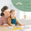 FORMIZON 2 en 1 Juguetes Montessori para Niños, Laberinto Magnético y Tablero Magnético de Dibujo, Juguetes Motricidad Fino, Regalos Educativos para Niños y Niñas 2 3 4 5 6 7 Años (Plastico)