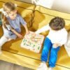 WDJLNZB Laberinto Magnetico Juguetes Montessori Madera 3 4 5 6 7 Años, Aprendiendo Colores Juego de Contar y Clasificar Juegos Educativos Regalos para Niña Niño