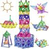 Jvchengxi 320 Piezas Construcciones Magneticas Niños, Bloques de Construcción Magnéticos Palos, Montessori Juguetes de Construccion Apilables, Juguetes Educativos Regalos Set para Adultos y Niños