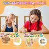 Vindany Juguetes Magnético de Madera Juguetes Educativos Montessori Juego de Combinación de Colores & Clasificación Motricidad Fina Juguetes Niños 3 4 5 6 7 Años Juegos