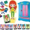 Liscianigiochi - Jouer Apprender Bois magnética-85897 L-Montessori – Muñeca de Madera con Ropa de Moda magnética – Juego Educativo Preescolar para niños a Partir de 4 años-85897 (85897)