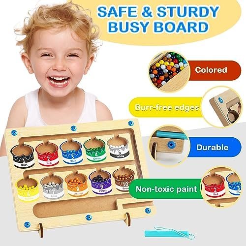 Madera Juego, Colores Clasificación Motricidad, Juegos Educativos, Motricidad Fina Juguetes, Educativos Montessori, Juguetesjuegos Educativos, Magnético Laberinto,Joyreal Juguetes Magnético