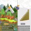 JauniQ Bloques magnéticos, Juego de Mundo magnético Build Mine, Juguetes para niños y niñas de 3, 4, 5, 6, 7, 8 años, Juguetes sensoriales Stem para niños pequeños