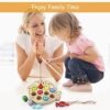 LEADSTAR Juguetes Niños 2 Años,Juguetes Montessori 2 Años,Juguetes de Madera,Juego de Pescar para Niños,Juegos Magneticos para Niños, Juegos Educativos Niños para 2 3 4 5 Años