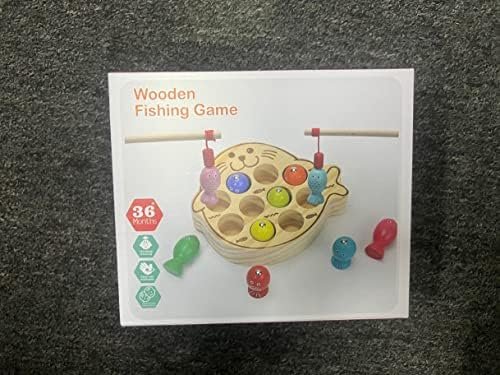LEADSTAR Juguetes Niños 2 Años,Juguetes Montessori 2 Años,Juguetes de Madera,Juego de Pescar para Niños,Juegos Magneticos para Niños, Juegos Educativos Niños para 2 3 4 5 Años