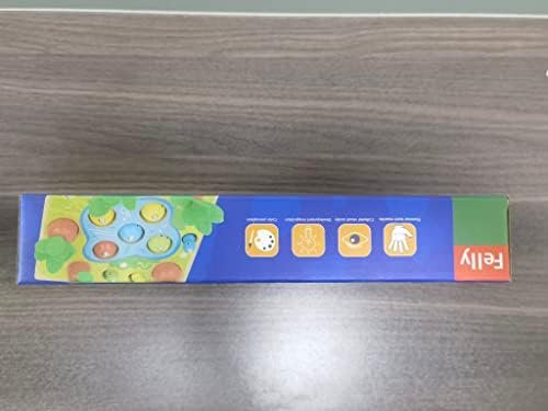 Felly Juguetes Montessori 1 Año, Juguetes de Madera Rompecabezas Zanahorias Clasificación Juego de Pesca Juguetes Educativos Niños, Temprano Regalo de Cumpleaños Navidad para Bebés de 1-3 años