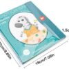 Voihamy Rompecabezas magnético de fracción | Baldosas de rotura magnéticas | Juguetes educativos para aprender fracciones | Juego manipulador de matemáticas de fracción arco iris | Montessori Paste