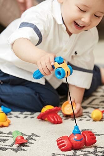 Stick-O Bloques de construcción magnéticos para niños a Partir de 1 año Juguetes de construcción Juguete de Pesca Educativo magnético para niñas Niños Montessori Juguetes Juego de 26 Piezas