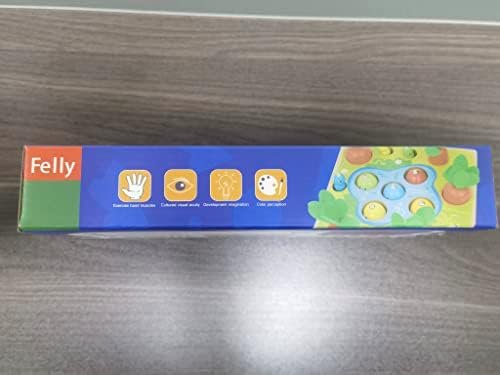 Felly Juguetes Montessori 1 Año, Juguetes de Madera Rompecabezas Zanahorias Clasificación Juego de Pesca Juguetes Educativos Niños, Temprano Regalo de Cumpleaños Navidad para Bebés de 1-3 años