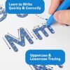 Coogam - Tablero de práctica de letras magnéticas, imanes de rastreo ABC, tablero de alfabeto para aprender a escribir, juguete educativo, motor fino Montessori, regalo para niños de 3 4 5 años