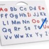 Coogam - Tablero de práctica de letras magnéticas, imanes de rastreo ABC, tablero de alfabeto para aprender a escribir, juguete educativo, motor fino Montessori, regalo para niños de 3 4 5 años