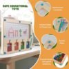 Juguetes Magnético de Madera Juguetes Educativos Montessori Juego de Combinación de Colores & Clasificación Motricidad Fina Montessori Juguetes Puzzles Selección de Colores 3 4 5 6 7 años de Regalo